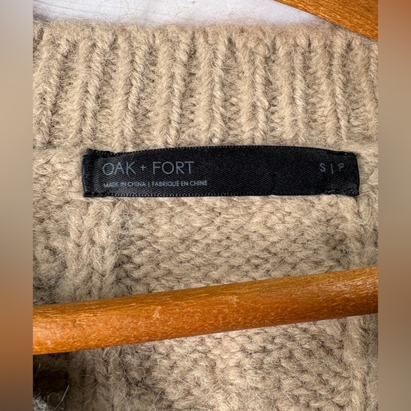 Oak + Fort loose fit sweater vest - Picture 2 of 3